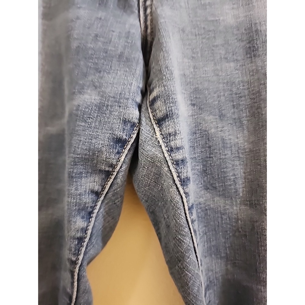 Pistola Distressed Denim Jeans Pants Skinny Stretch Frayed Hem Size 18W - Picture 11 of 16